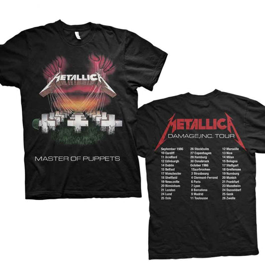 Master of Puppets European Tour '86. (T-Shirt)