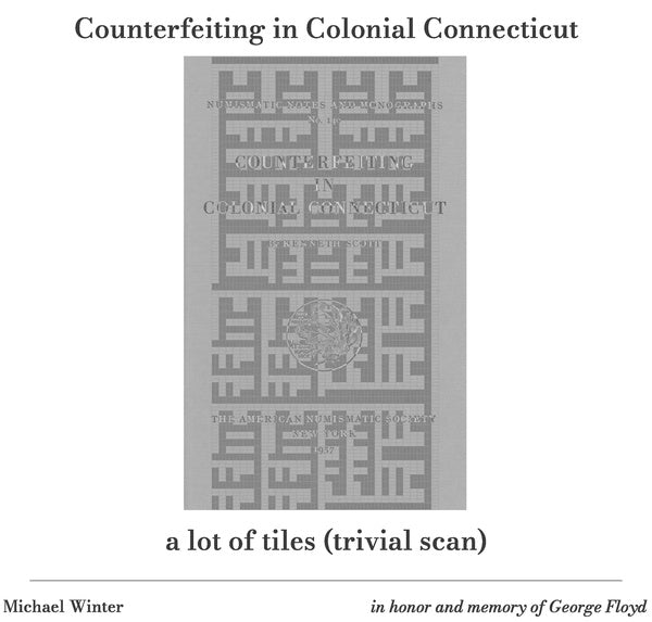 Counterfeiting in Colonial Connecticut / a lot of tiles (trivial scan) (CD)