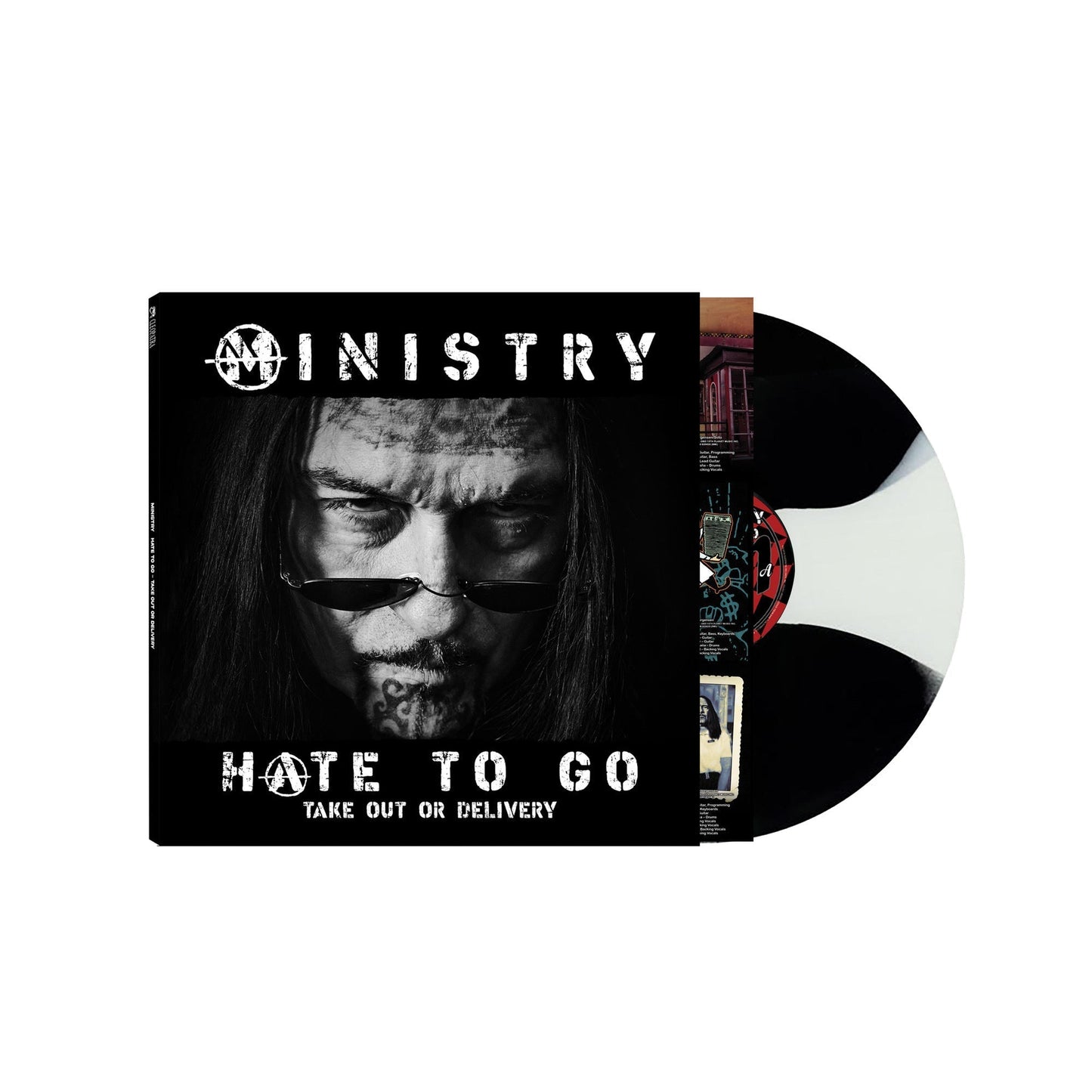 [PRE-ORDER] MINISTRY - Hate To Go - Take Out Or Delivery (Indie Exclusive) [Black/White Butterfly Burst] [Vinyl]