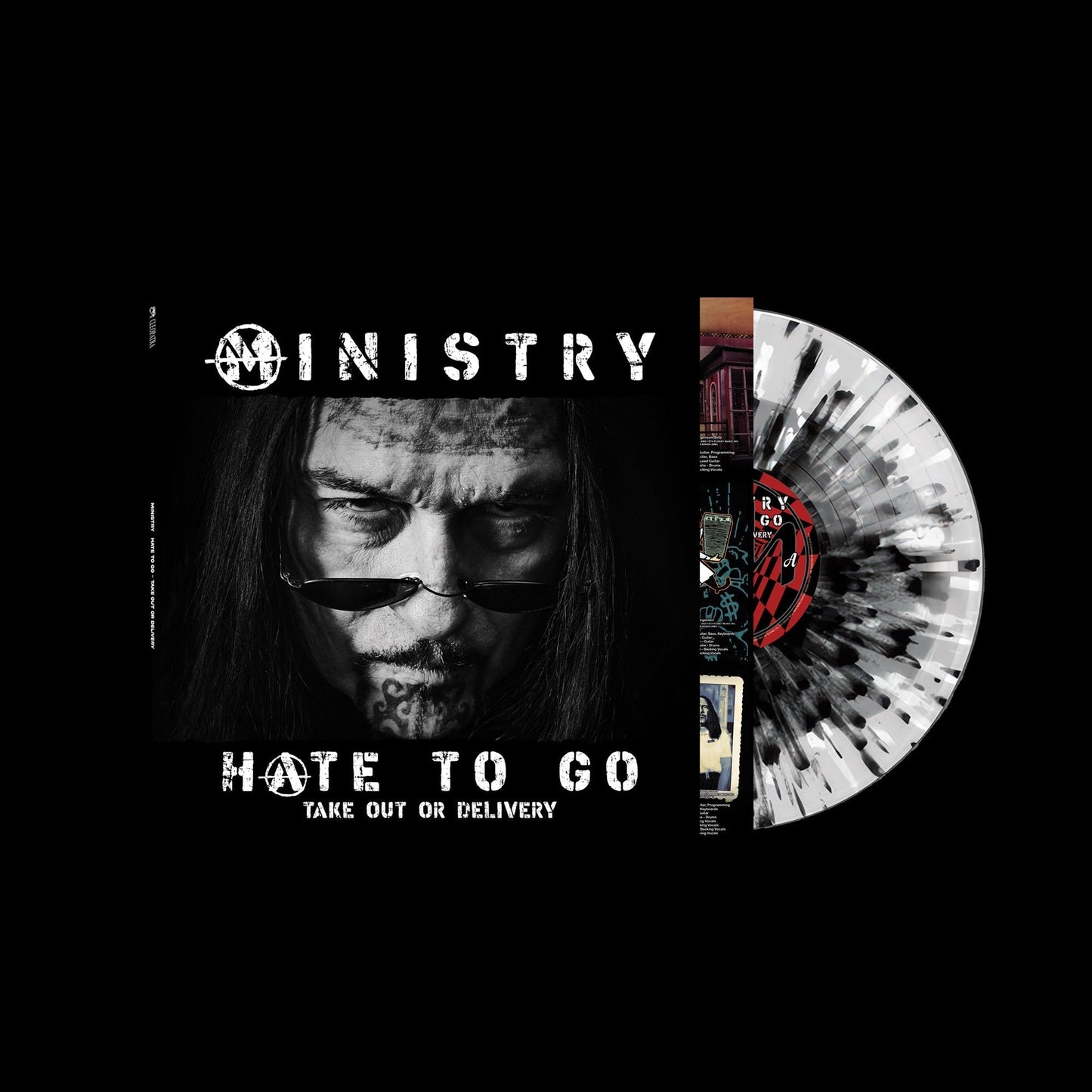 MINISTRY - Hate To Go - Take Out Or Delivery (Limited Edition) [Black/Silver Splatter Vinyl] [Vinyl]