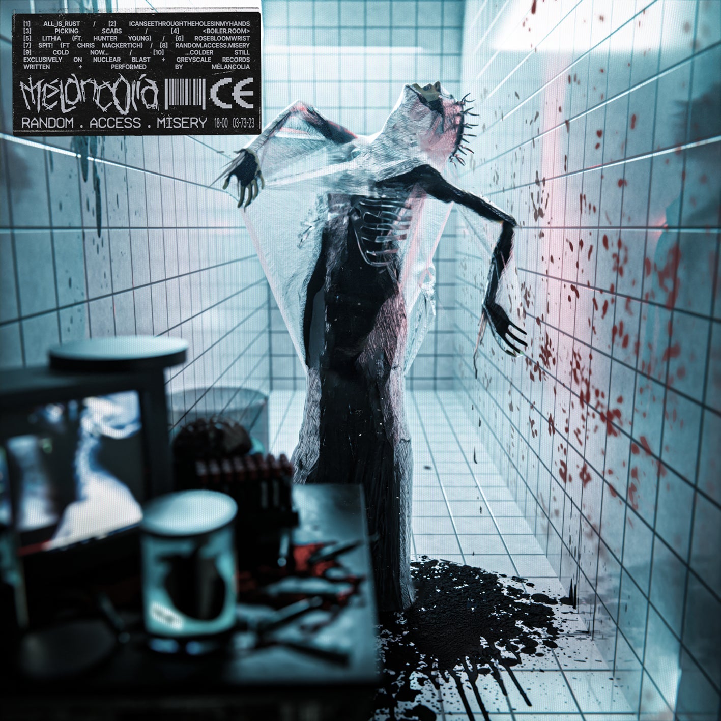 Random.Access.Misery (Turquoise Transp. Red Opaque Black Splatter Vinyl) (Vinyl)