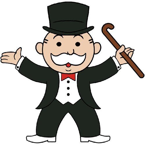 3D Foam Collectible Magnet - Mr. Monopoly