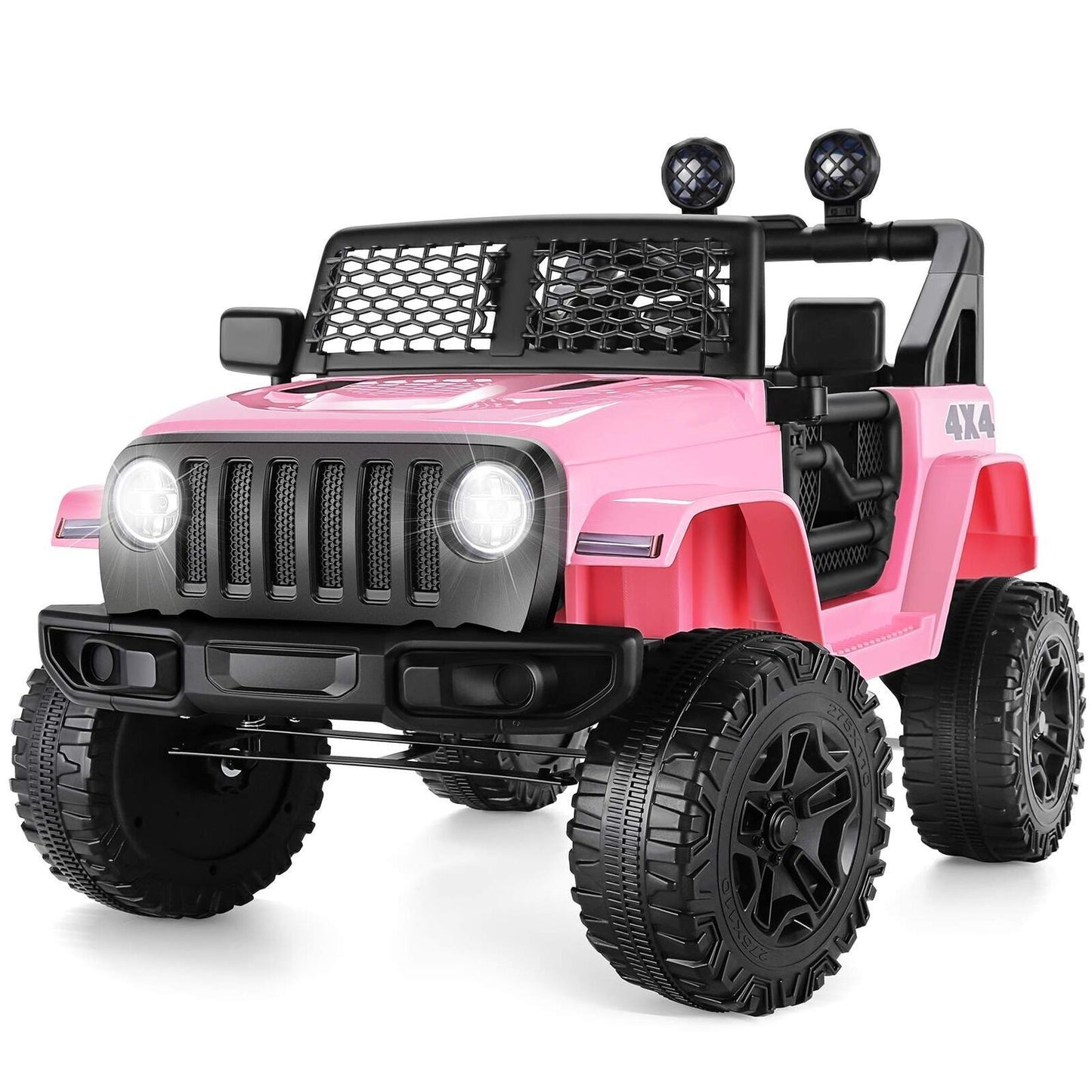 MP3 Kids Ride On Truck Car with Remote Control, LED Lights, and Music - Brand New Toy