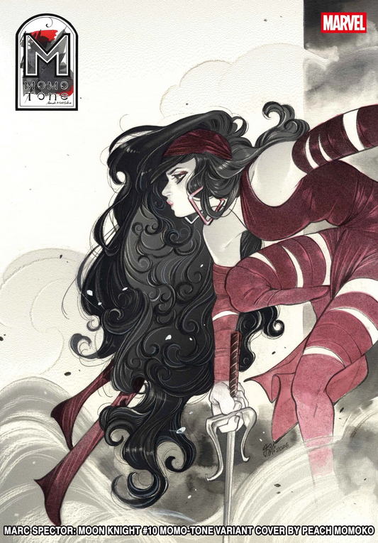 Marc Spector Moon Knight #10 B Peach Momoko Momo-Tone Variant (11/18/2026) Marvel
