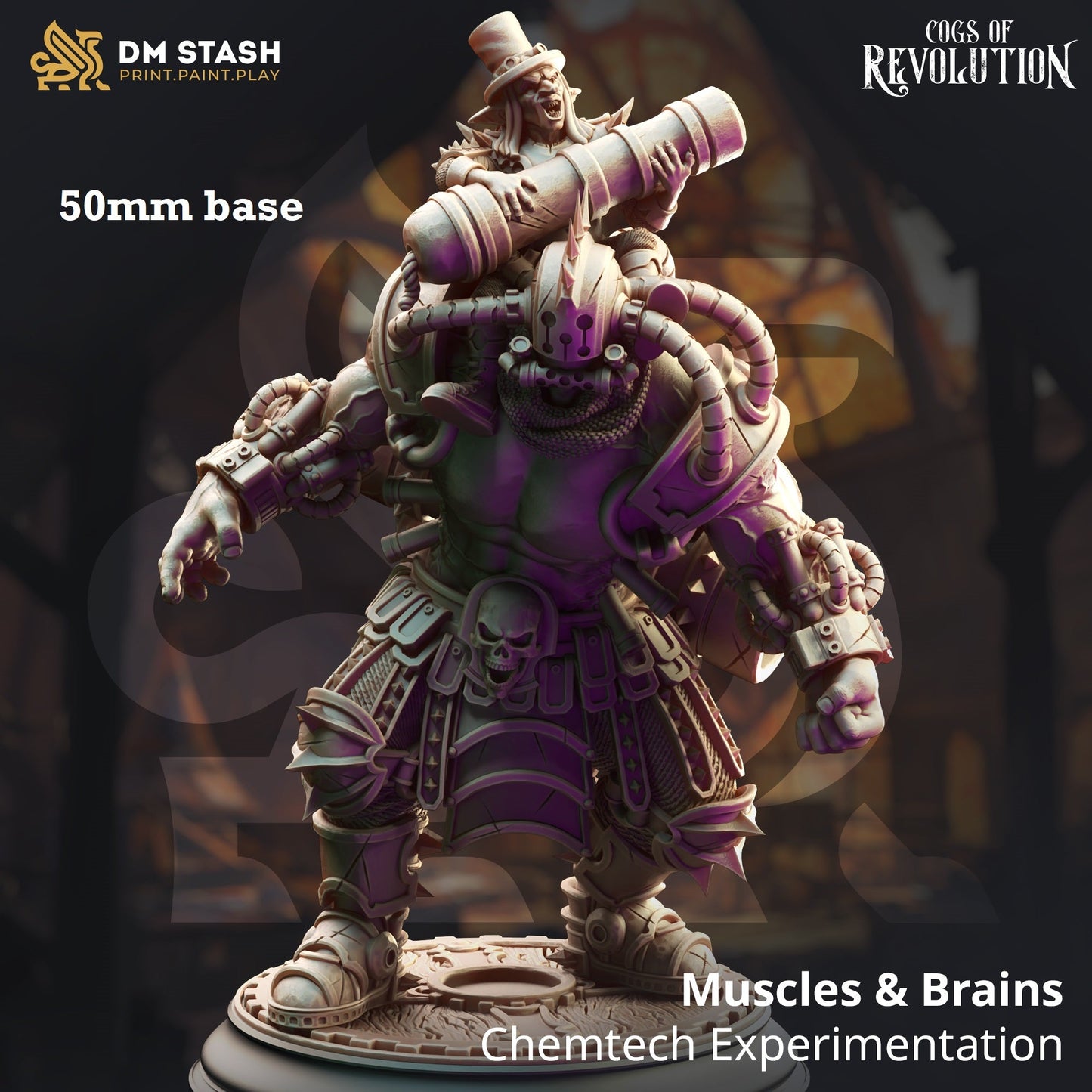 Muscles & Brains, Chemtech Experimentation (Goblin Artificer on Steampunk Abomination Mount) - Golden Apple Comics