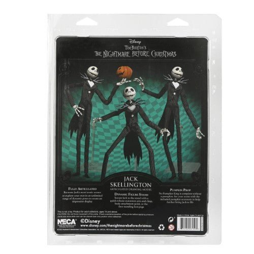 NECA Nightmare Before Christmas Jack Skellington with Pumpkin Action Figure - Golden Apple Comics