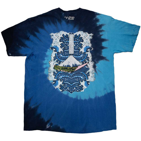 Nick Mason's Saucerful of Secrets Hokusai Wave Dip Dye [T-Shirt]