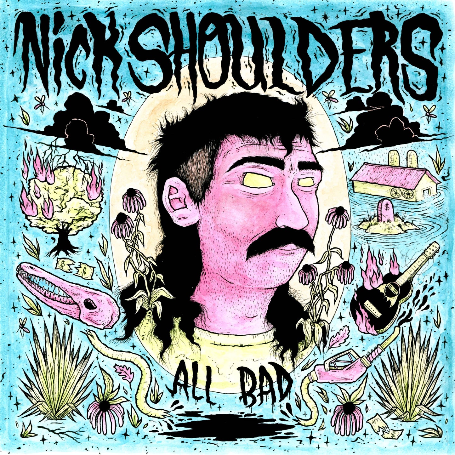 All Bad (Transparent Pink Vinyl) (Vinyl)