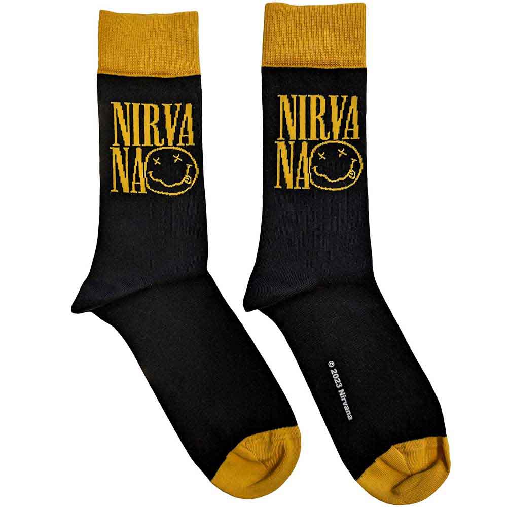 Nirvana Logo Stacked [Socks] - Golden Apple Comics