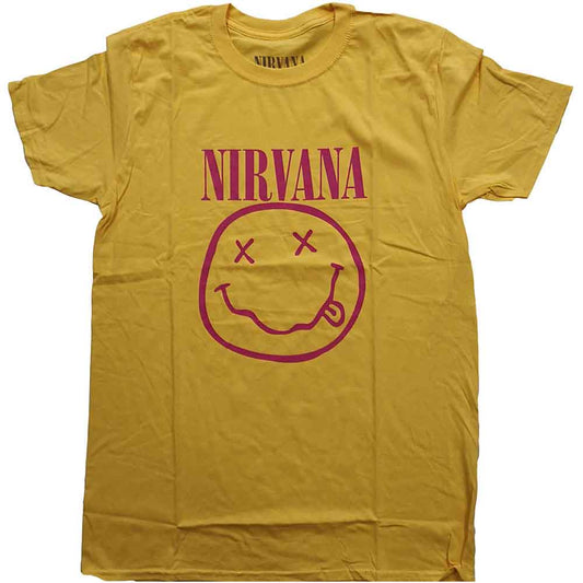 Nirvana Pink Happy Face [T-Shirt]