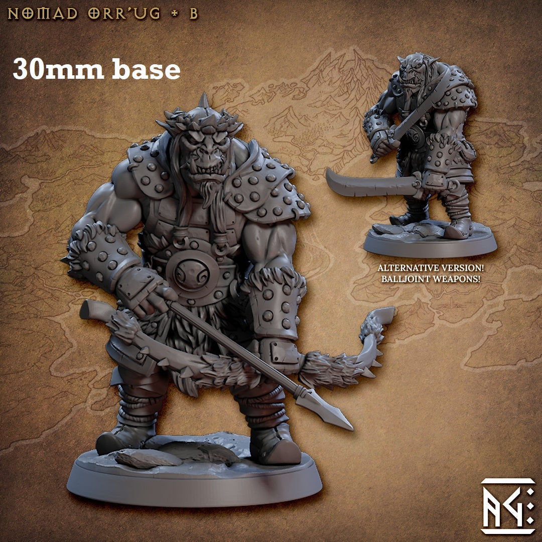Nomad Orr'ug: Sculpt B (Male Orc Ranger) - Golden Apple Comics