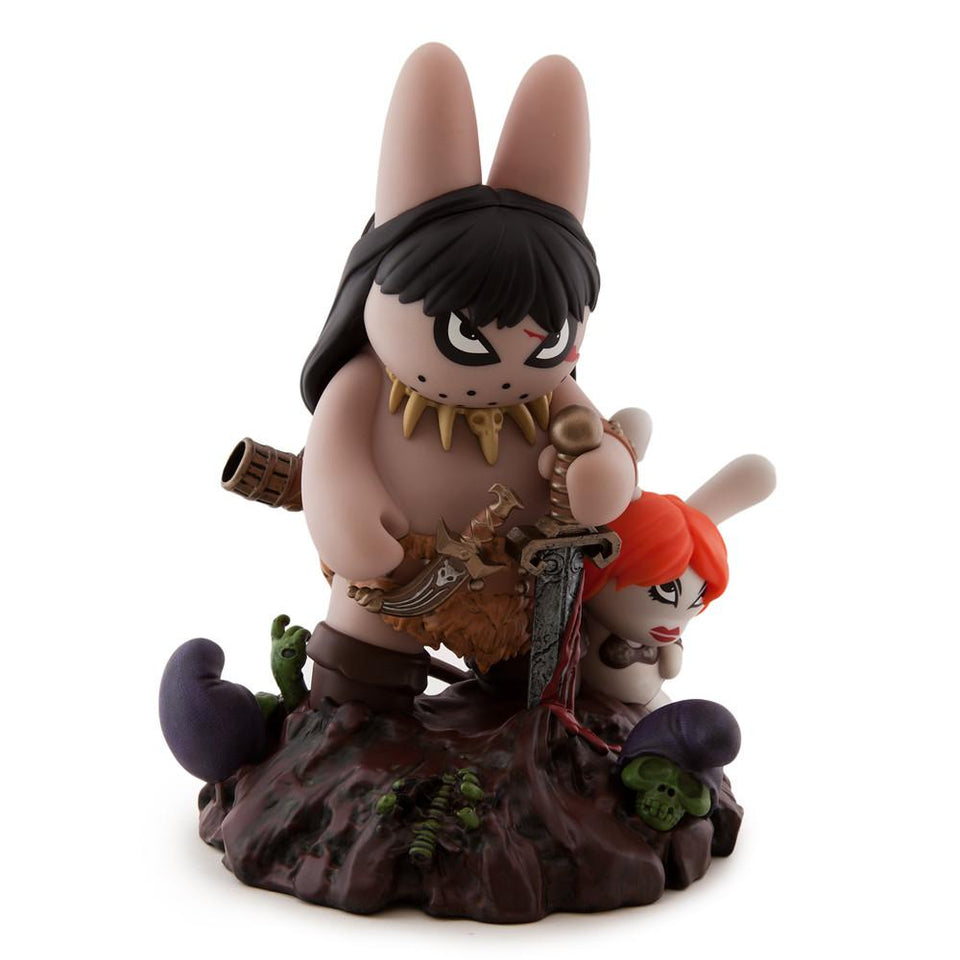 KIDROBOT x FRANK KOZIK FRAZETTA LABBIT THE BARBARIAN 10" VINYL ART FIGURE