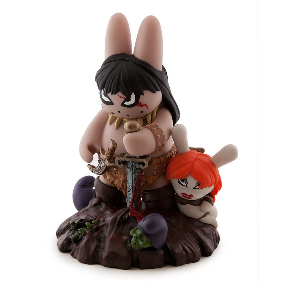 KIDROBOT x FRANK KOZIK FRAZETTA LABBIT THE BARBARIAN 10" VINYL ART FIGURE