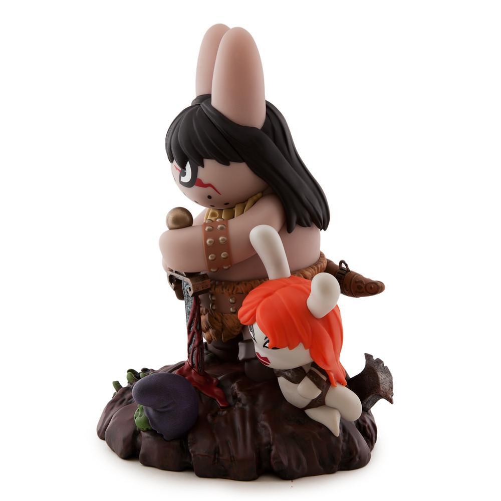 KIDROBOT x FRANK KOZIK FRAZETTA LABBIT THE BARBARIAN 10" VINYL ART FIGURE