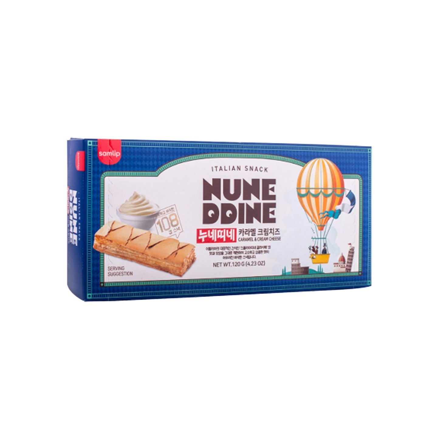 Samlip Nuneddine Italian Snack Caramel & Cream Cheese (Korea)