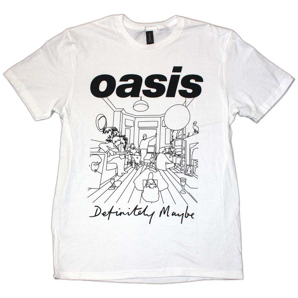 Oasis Definitely Maybe Line Drawing [T-Shirt]