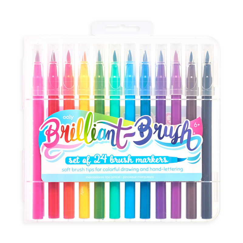 Brilliant Brush Markers - Set of 24