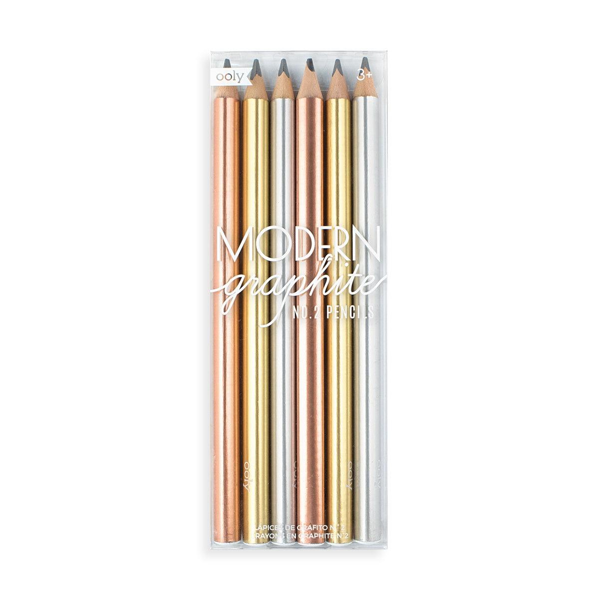 Modern Graphite Pencils - Set of 6