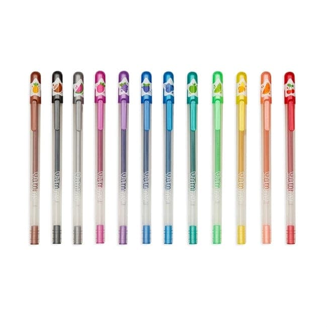 Yummy Yummy Scented Glitter Gel Pens 2.0 - Set of 12