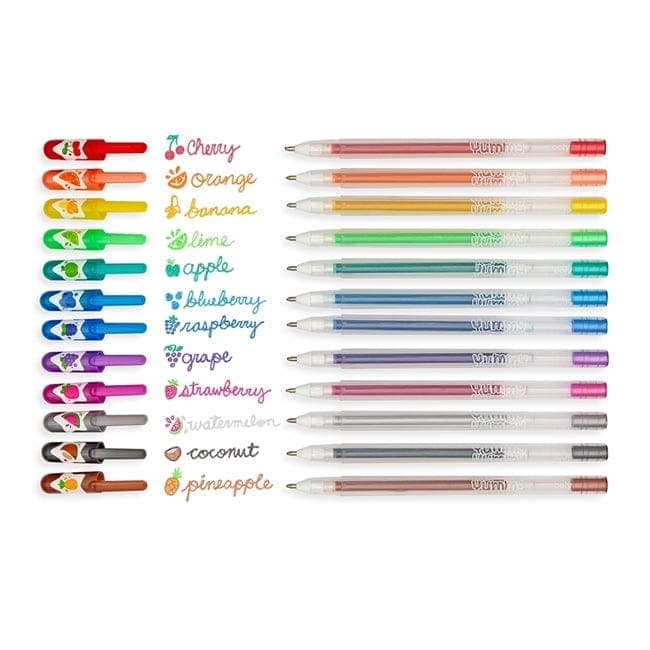 Yummy Yummy Scented Glitter Gel Pens 2.0 - Set of 12