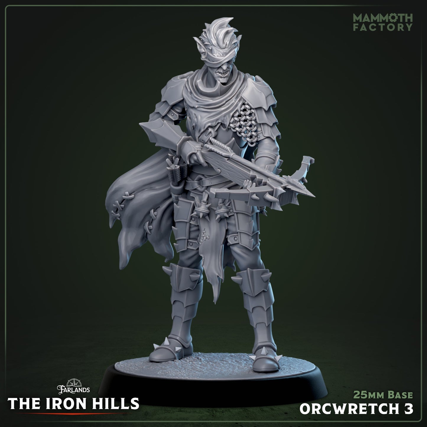 Orcwretch: Sculpt 3 (Male Orc Arbalist) - Golden Apple Comics