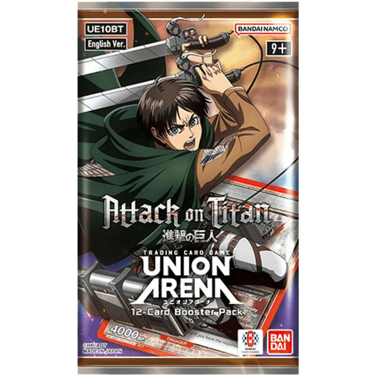 Attack on Titan [UE10BT] Union Arena Booster Pack (1 Booster Pack)