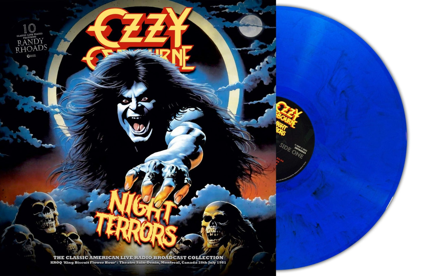Ozzy Osbourne Night Terrors (Blue Marble Vinyl) [Import] [Vinyl]