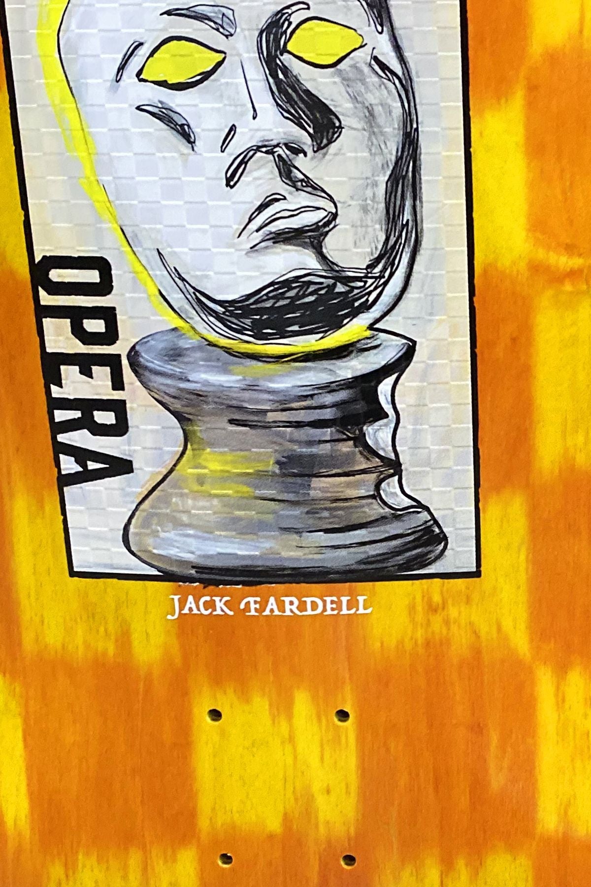 OPERA FARDELL "PEDESTAL" 8.7" SKATEBOARD DECK