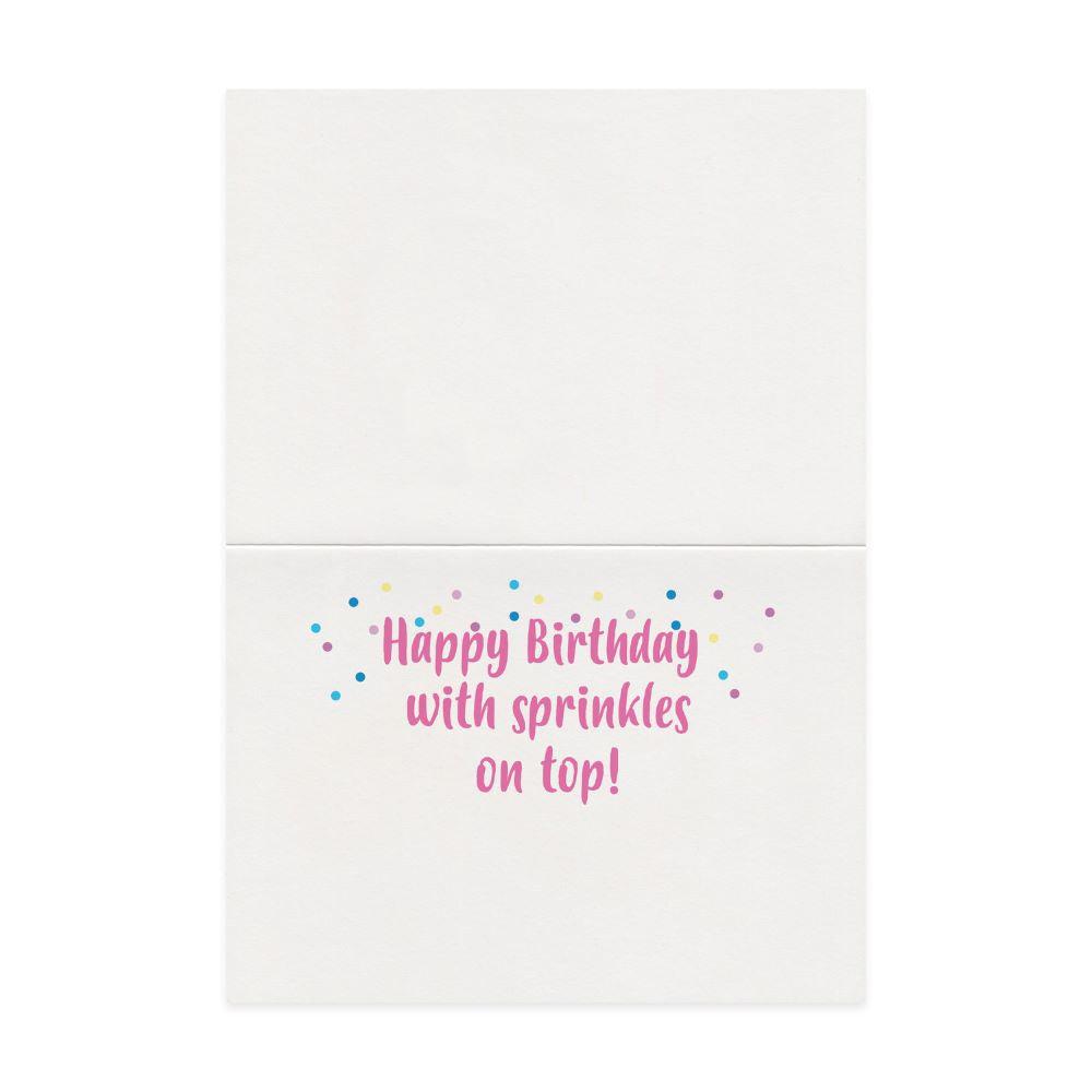 Celebrating Dogs Glitter Birthday Card