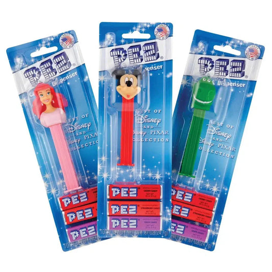 Pez Dispenser Blister Card - Best of Disney / Pixar - Assorted Styles