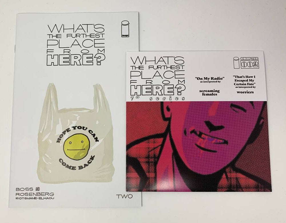 Whats The Furthest Place From Here #2 2nd Print Tyler Boss Dlx Ed 7 Inch Record Variant (07/06/2022) Image