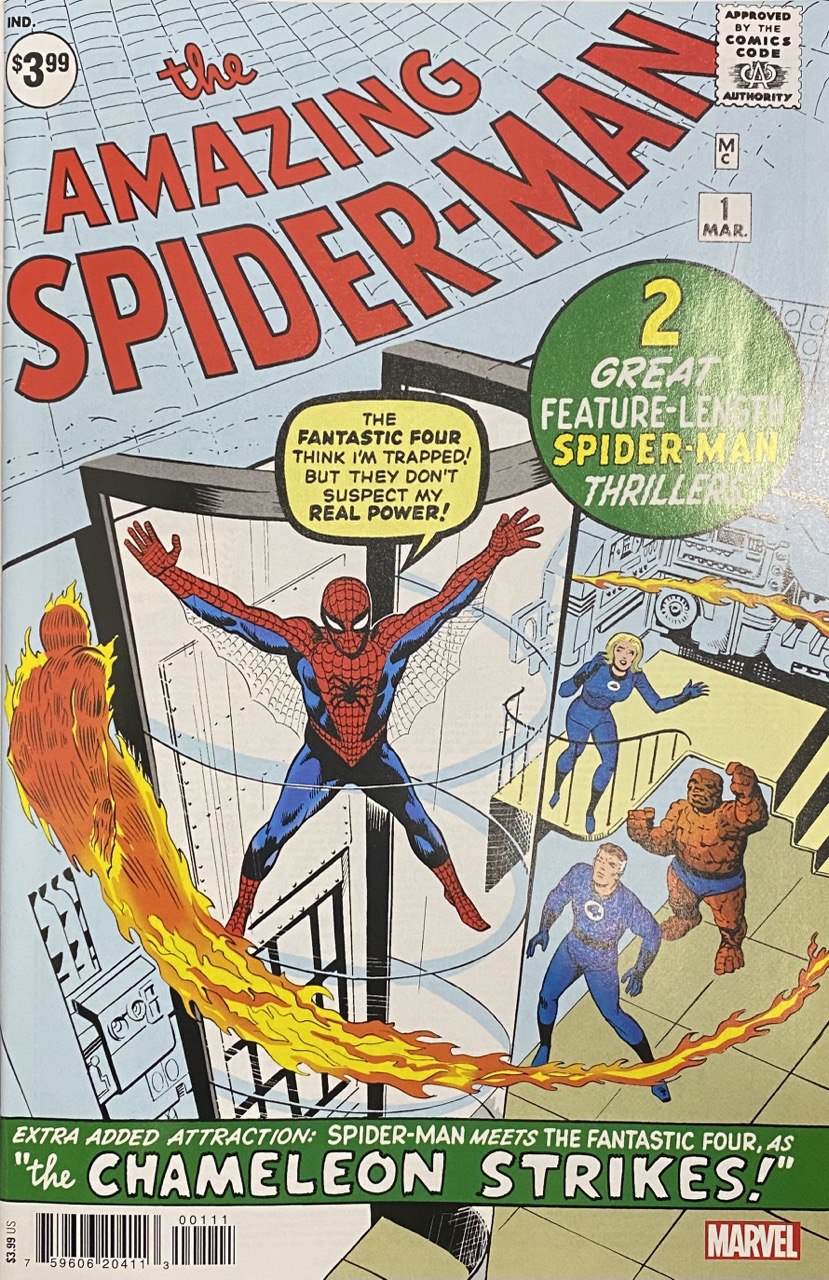 Amazing Spider-Man #1 Facsimile Edition Stan Lee Steve Ditko (10/05/2022) Marvel