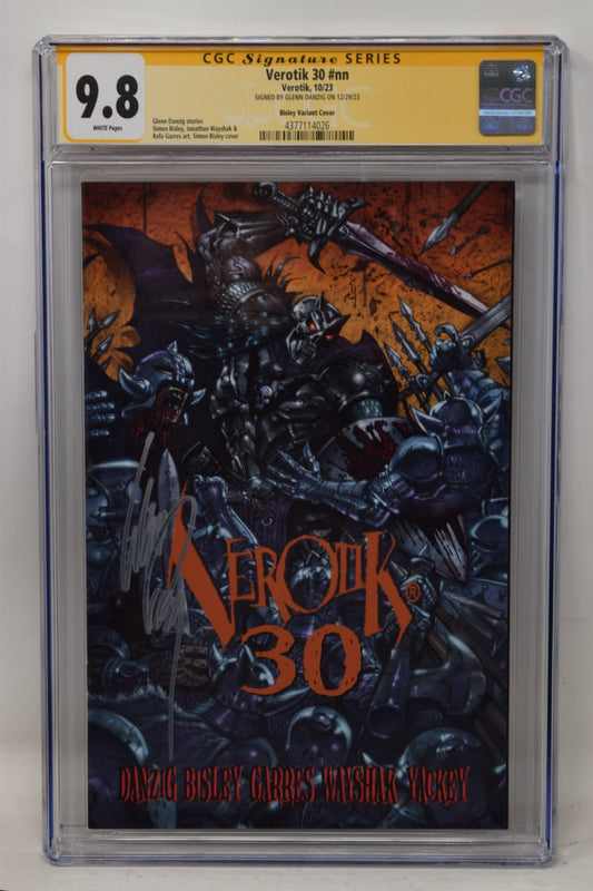 Verotik 30 Simon Bisley CGC SS 9.8 SIGNED Glenn Danzig (10/18/2023) Verotik