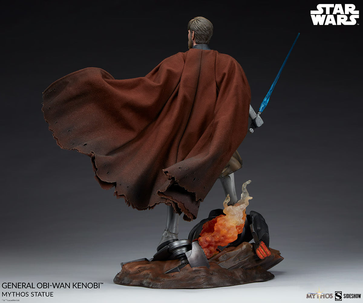 Star Wars General Obi-Wan Kenobi Mythos Statue Sideshow LTD 3500 New