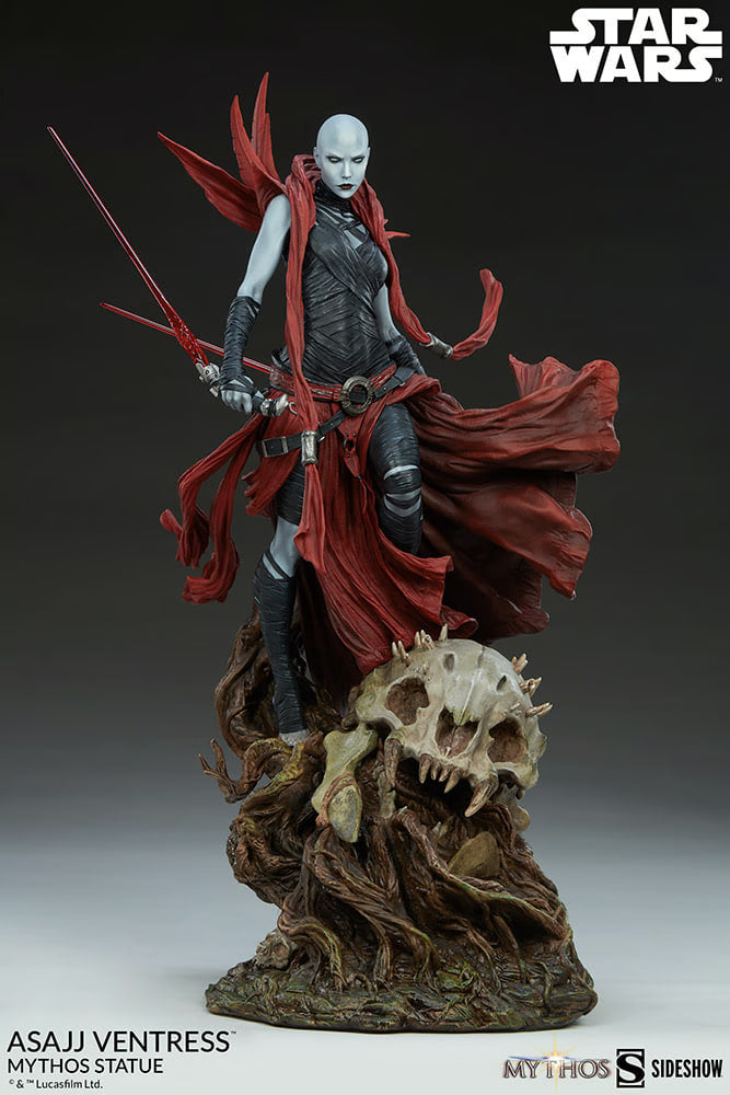 Star Wars Asajj Ventress Mythos Statue Sideshow LTD 4500 New