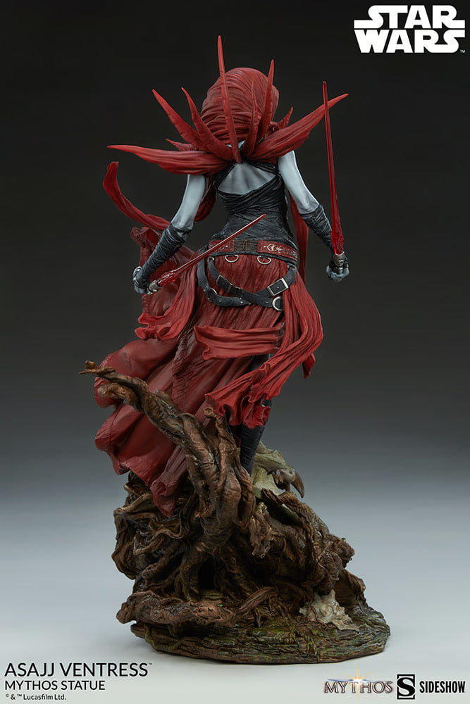 Star Wars Asajj Ventress Mythos Statue Sideshow LTD 4500 New