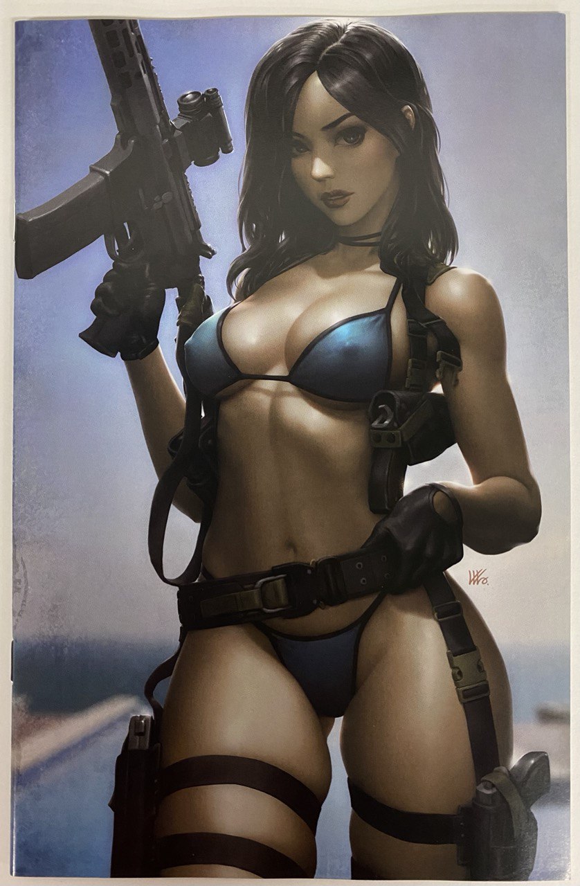 Gun Honey Collision Course #2 H 1:10 Kendrick Lim Virgin Variant (06/19/2024) Titan - Golden Apple Comics