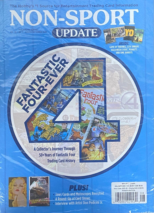 NON SPORT UPDATE VOL 36 #4 AUG/SEP 25 (08/06/2025) NON-SPORT UPDATE
