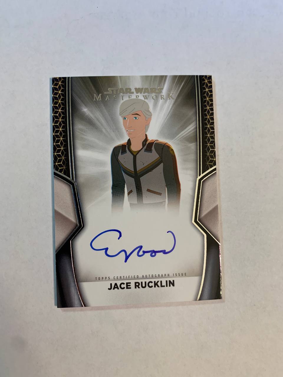 Star Wars Topps Masterworks 2025 Jace Rucklin Elijah Wood Auto Autograph Signed Trading Card
