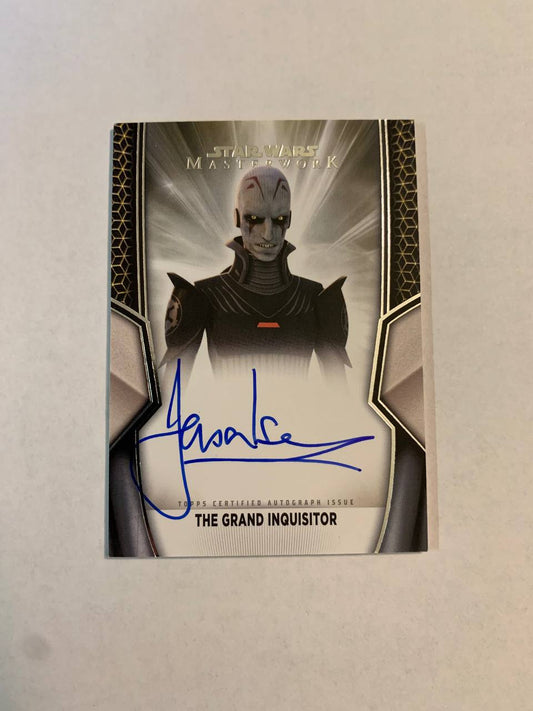 Star Wars Topps Masterworks 2025 Grand Inquisitor Jason Isaacs Auto Autograph Signed Trading Card