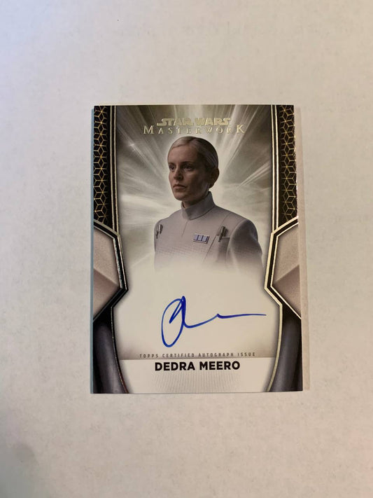 Star Wars Topps Masterworks 2025 Dedra Meero Denise Gough Auto Autograph Signed Trading Card