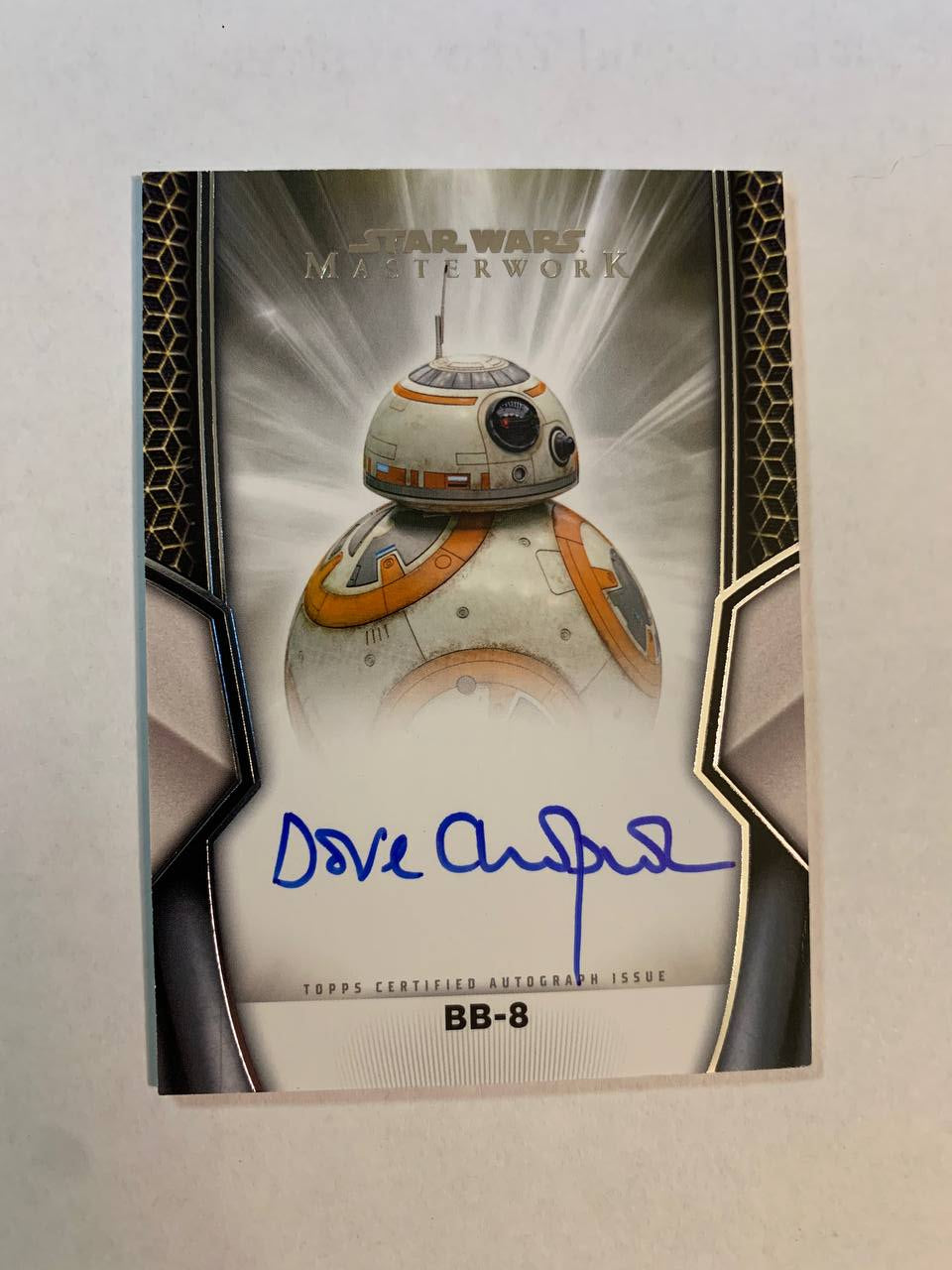 Star Wars Topps Masterworks 2025 BB-8 Droid Dave Chapman Auto Autograph Signed Trading Card