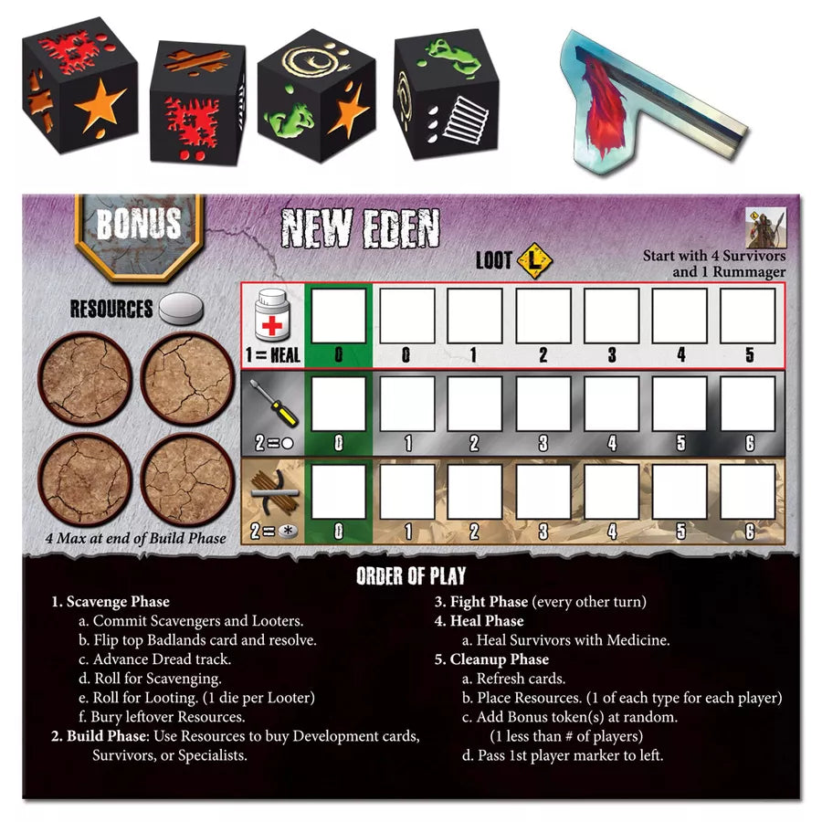 Remnants Post-Apocalyptic Survival Board Game - Golden Apple Comics