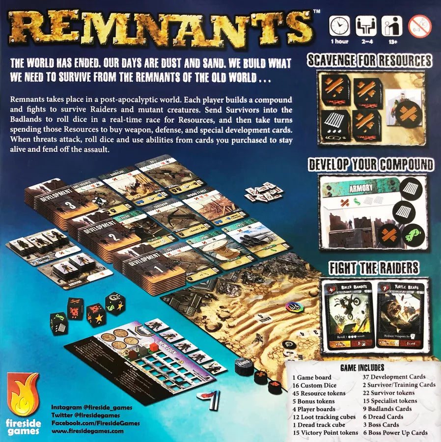 Remnants Post-Apocalyptic Survival Board Game - Golden Apple Comics