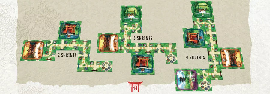 One Hundred Torii: Diverging Paths - Board Game - Golden Apple Comics