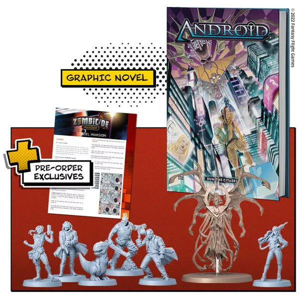 Zombicide: Invader - Android Run the Citadel with Pre-order Exclusives - Golden Apple Comics