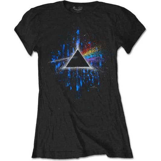 Dark Side of the Moon Blue Splatter (T-Shirt)