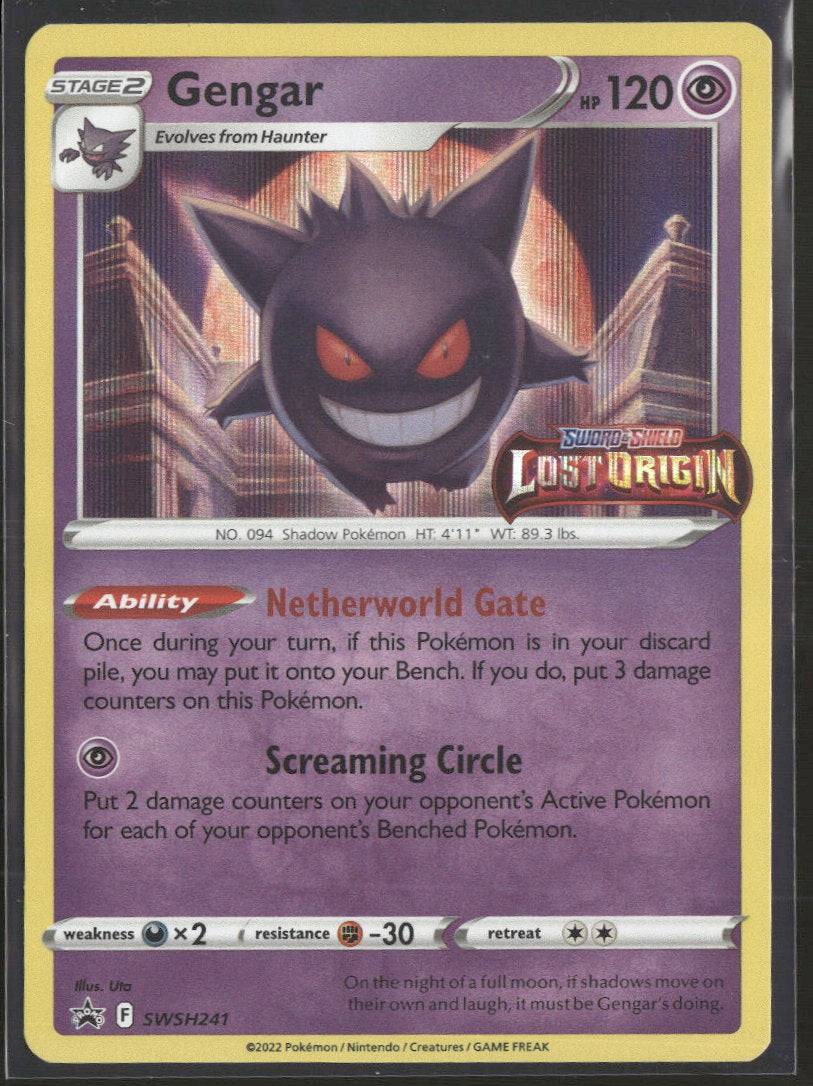 Gengar - Sword & Shield Promo Cards - SWSH241 - Near Mint