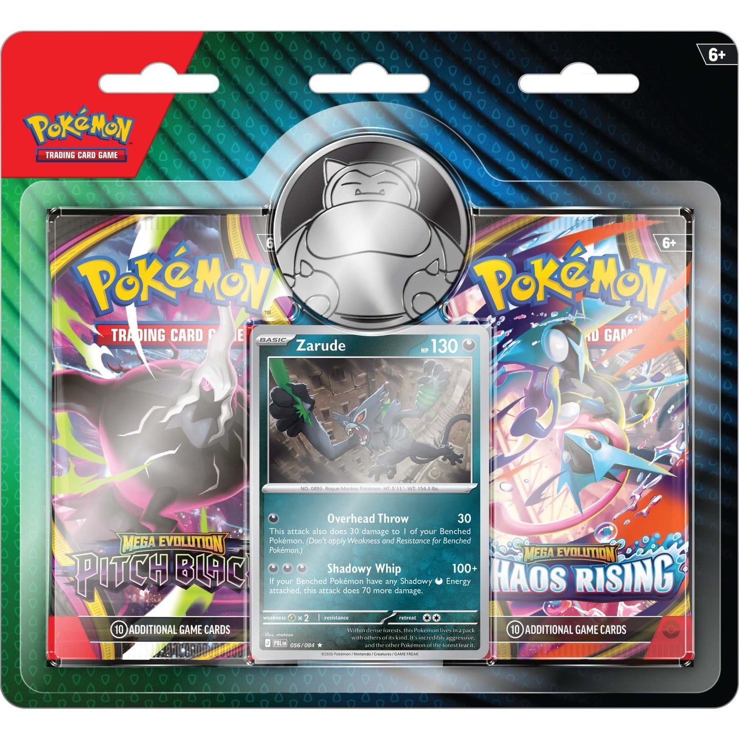 Pokémon TCG: Mega Evolution Zarude 2-Pack Blister