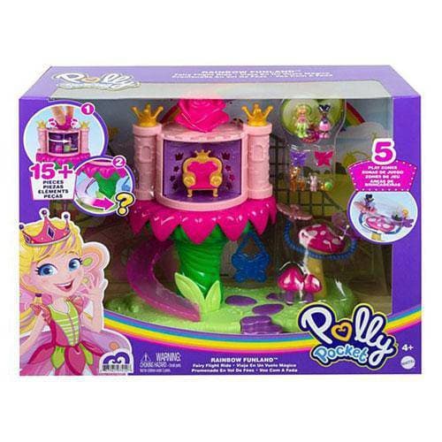 Polly Pocket Rainbow Funland - Fairy Flight Ride